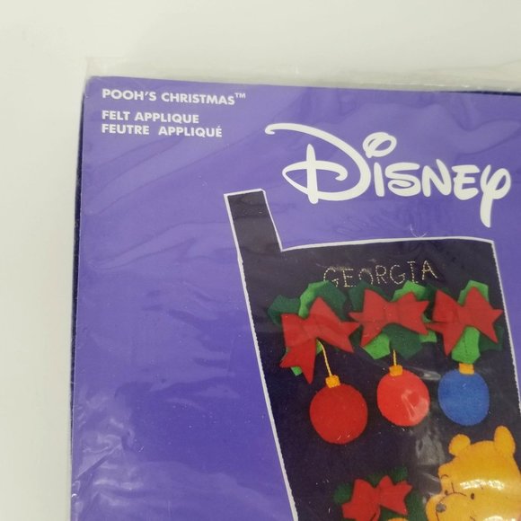 Janlynn Disney Pooh Stocking Decor Felt Kit 1133-22 Craft Christmas Holiday 2004 - Picture 4 of 7